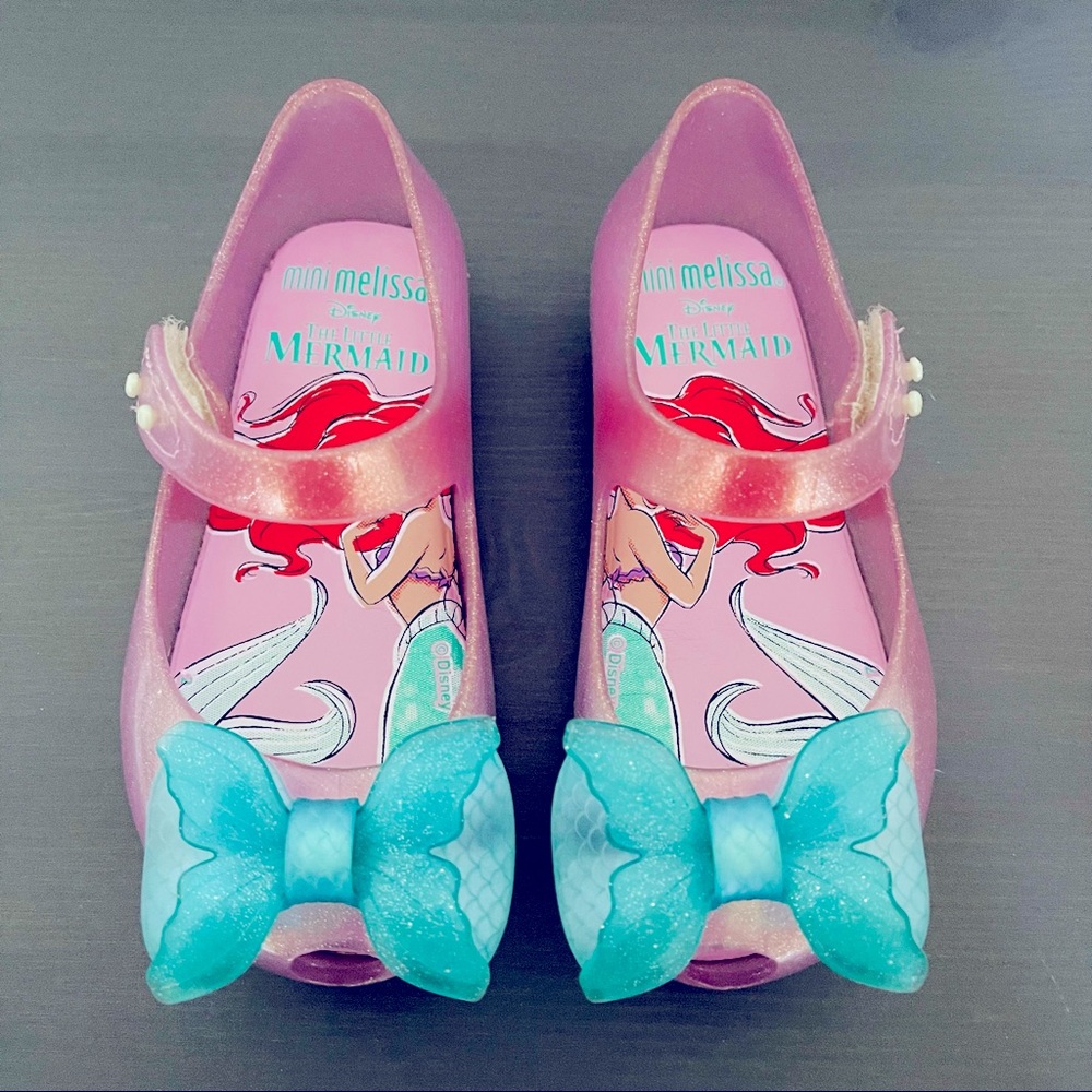 Disney Mini Melissa Ariel shoes 👠🧜🏼‍♀️